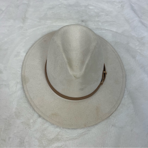 IVORY WIDE BRIM HAT ONE SIZE - Picture 5 of 10
